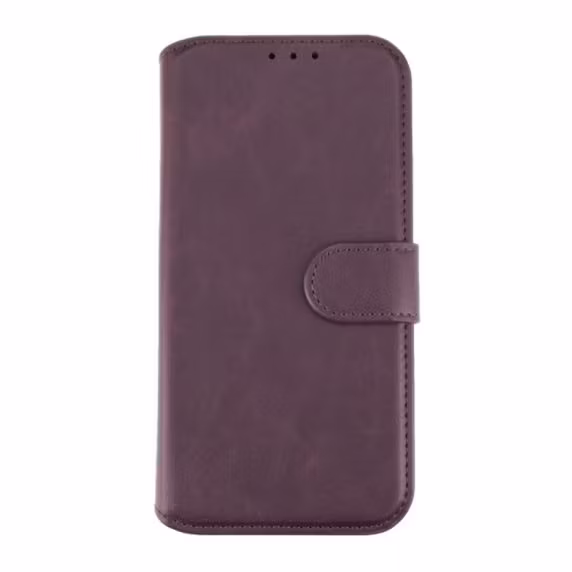 iPhone 12/12 Pro RV Wallet Case Magnet Dark Cherry