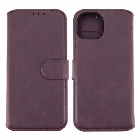 iPhone 12/12 Pro RV Wallet Case Magnet Dark Cherry
