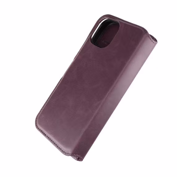 iPhone 12/12 Pro RV Wallet Case Magnet Dark Cherry