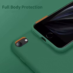 iPhone 7/8/SE2020 Silikonskal Grön