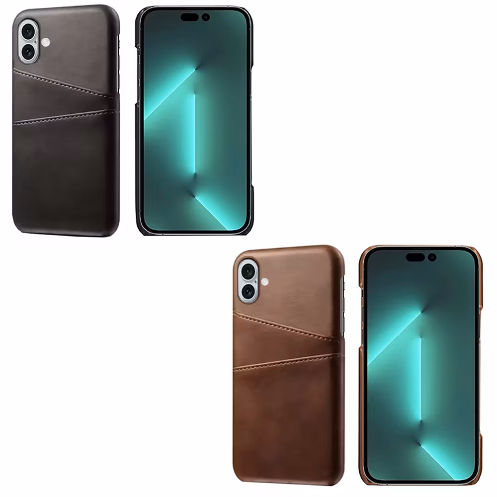 iPhone 16 Skal med Kortfack Svart