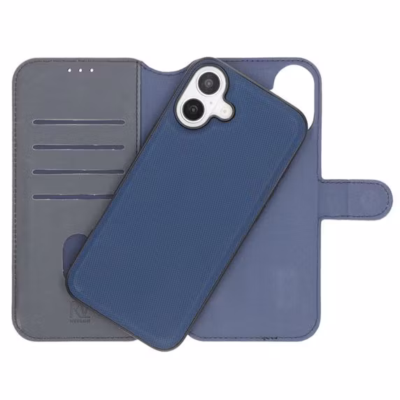iPhone 16 Plånboksväska Magnet Abyss Blue