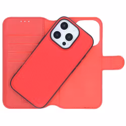 iPhone 16 Pro Plånboksväska Magnet Röd