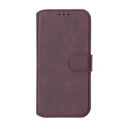 iPhone 14 Wallet Case Magnet Dark Cherry