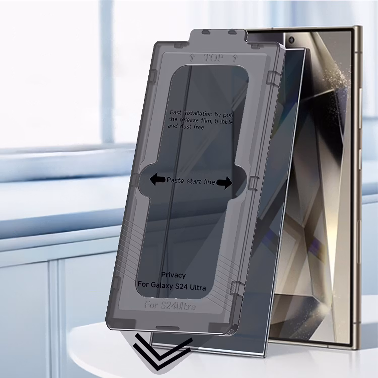 Samsung Galaxy S24 Ultra härdat glas Privce skärmskydd