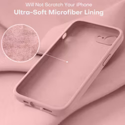 iPhone 16e MC Silikonskal Blush Pink