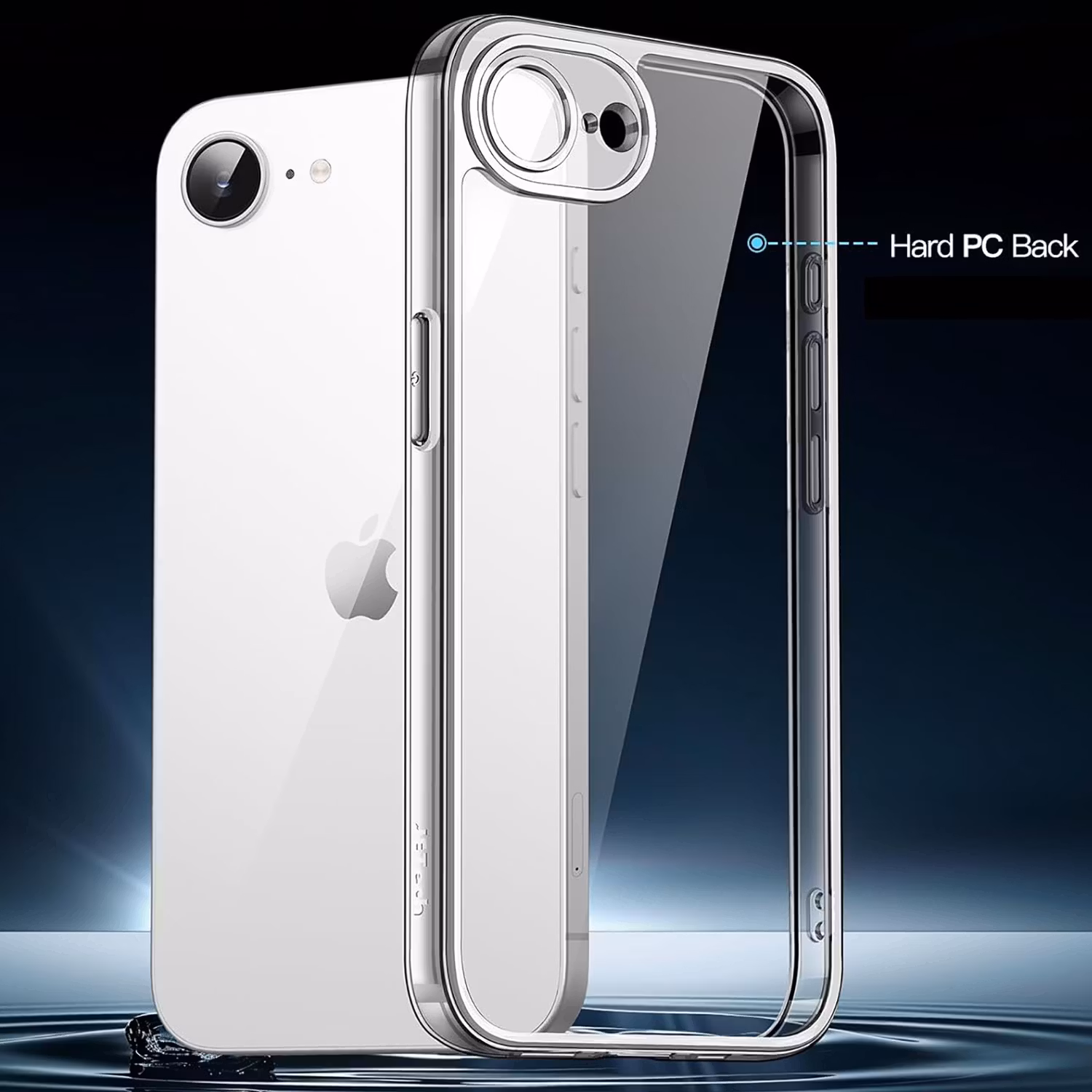 iPhone 16e skal-Genomskinligt