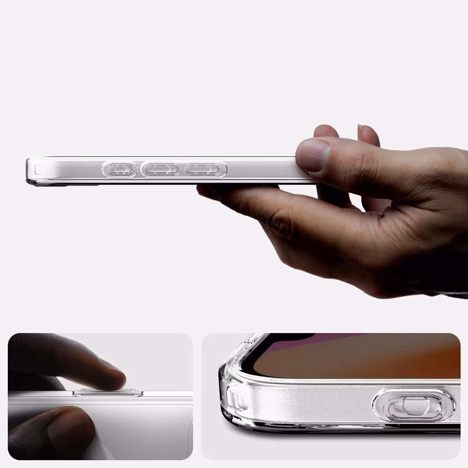 iPhone 16e skal-Genomskinligt