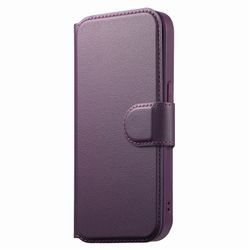iPhone 12-12 Pro Plånbok med MagSafe-skal & fingerband Lila