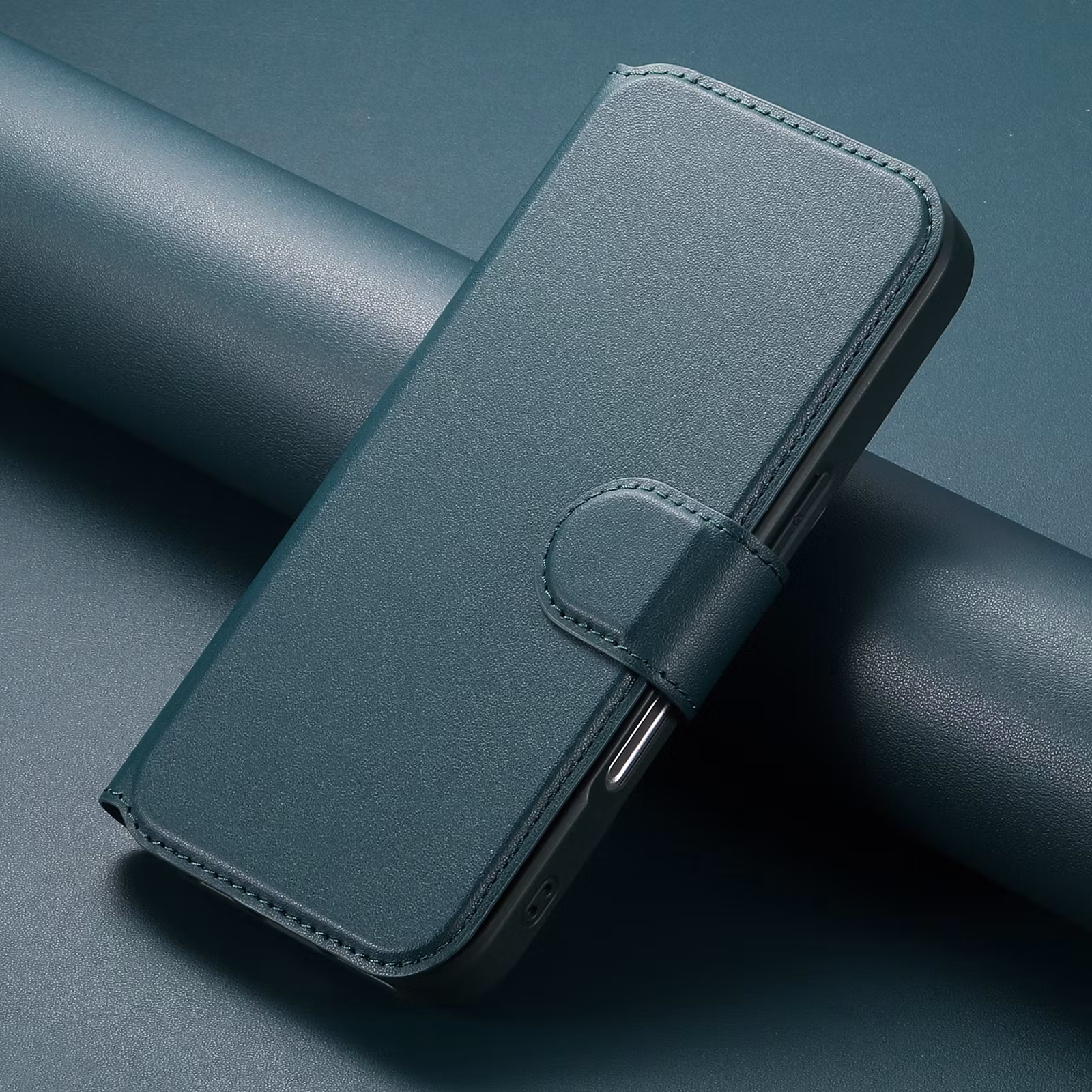 iPhone 16 Plånbok med MagSafe-skal & fingerband Grön