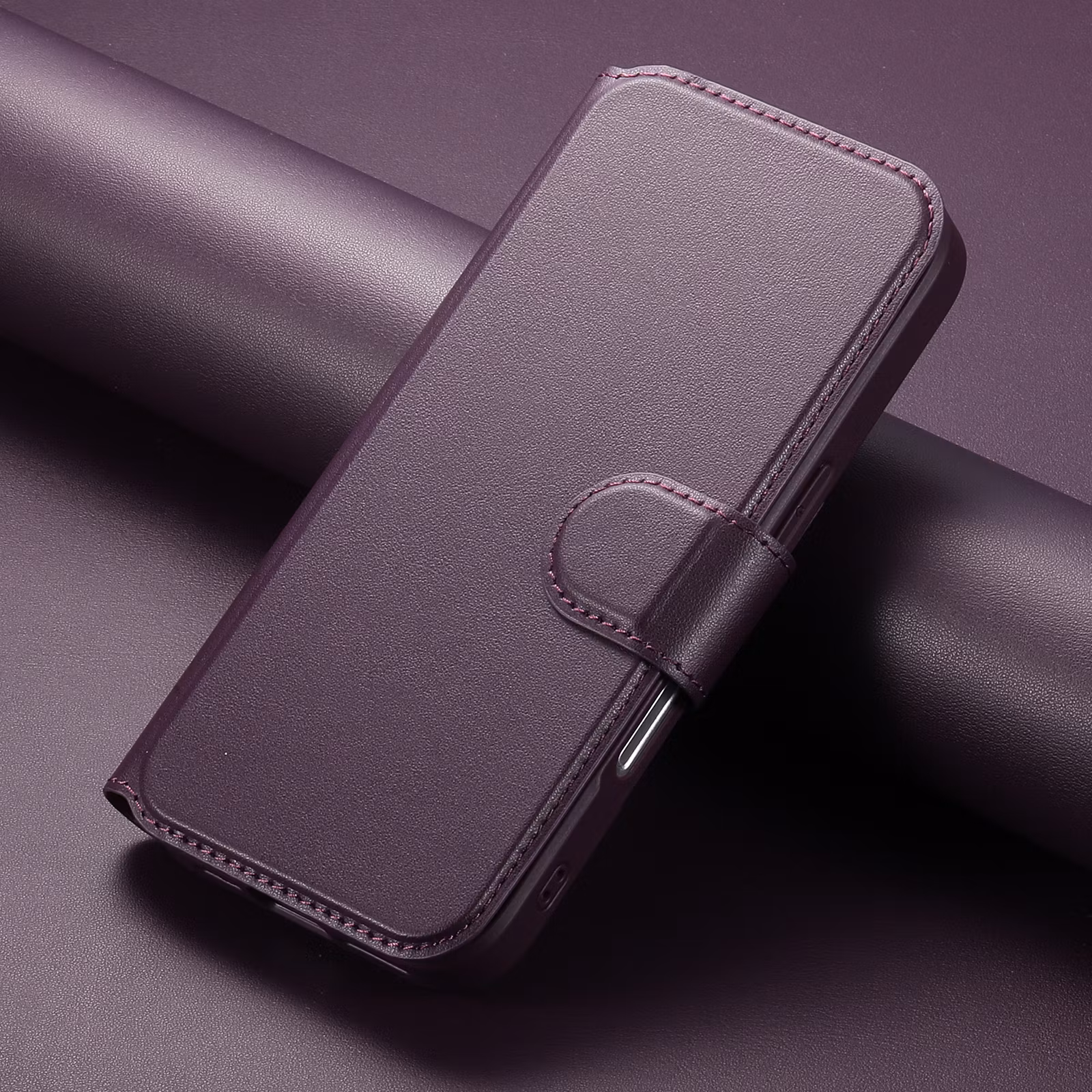 iPhone 16 Plånbok med MagSafe-skal & fingerband Lila