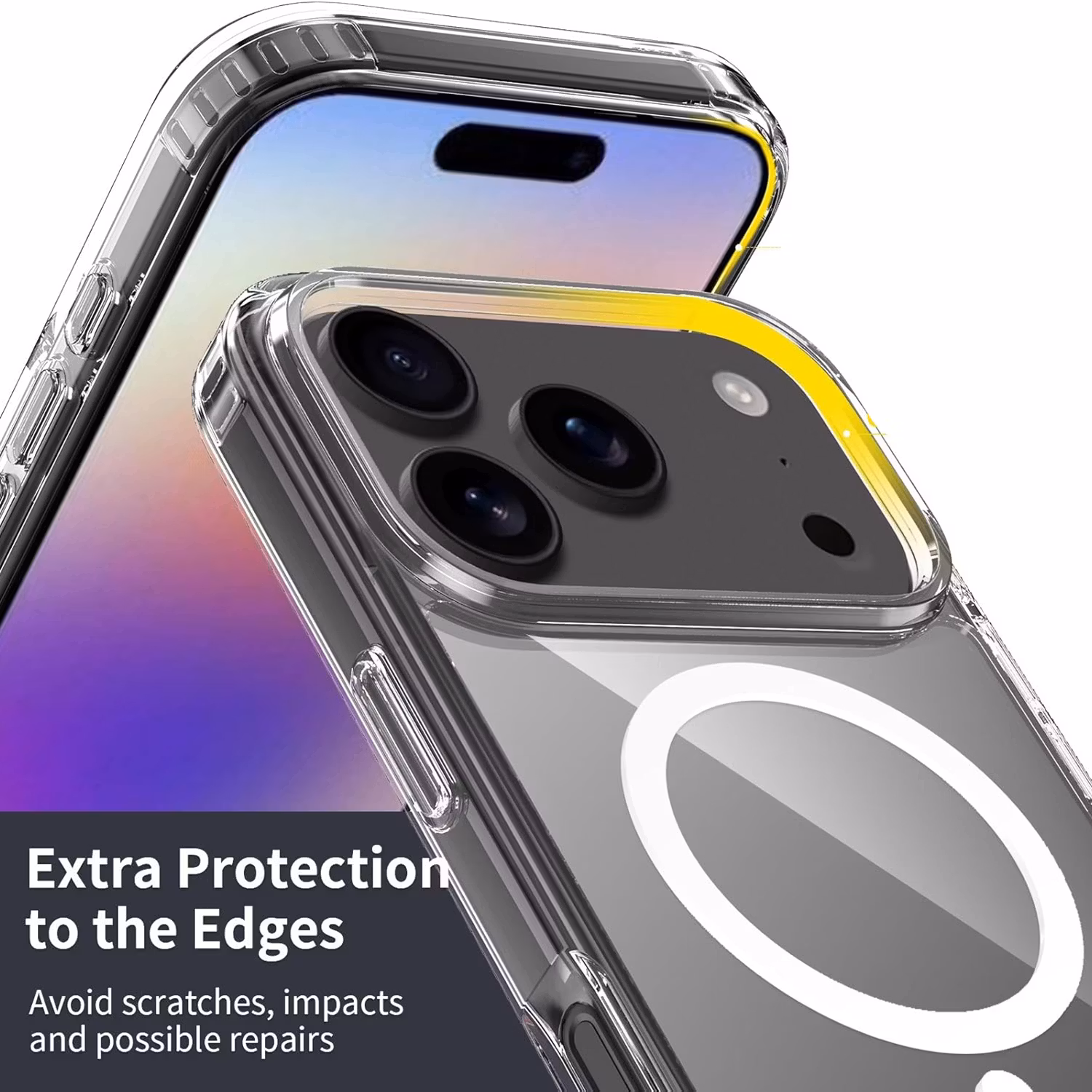 iPhone 17 Pro PC Magnetic Wireless Charging | Transparent