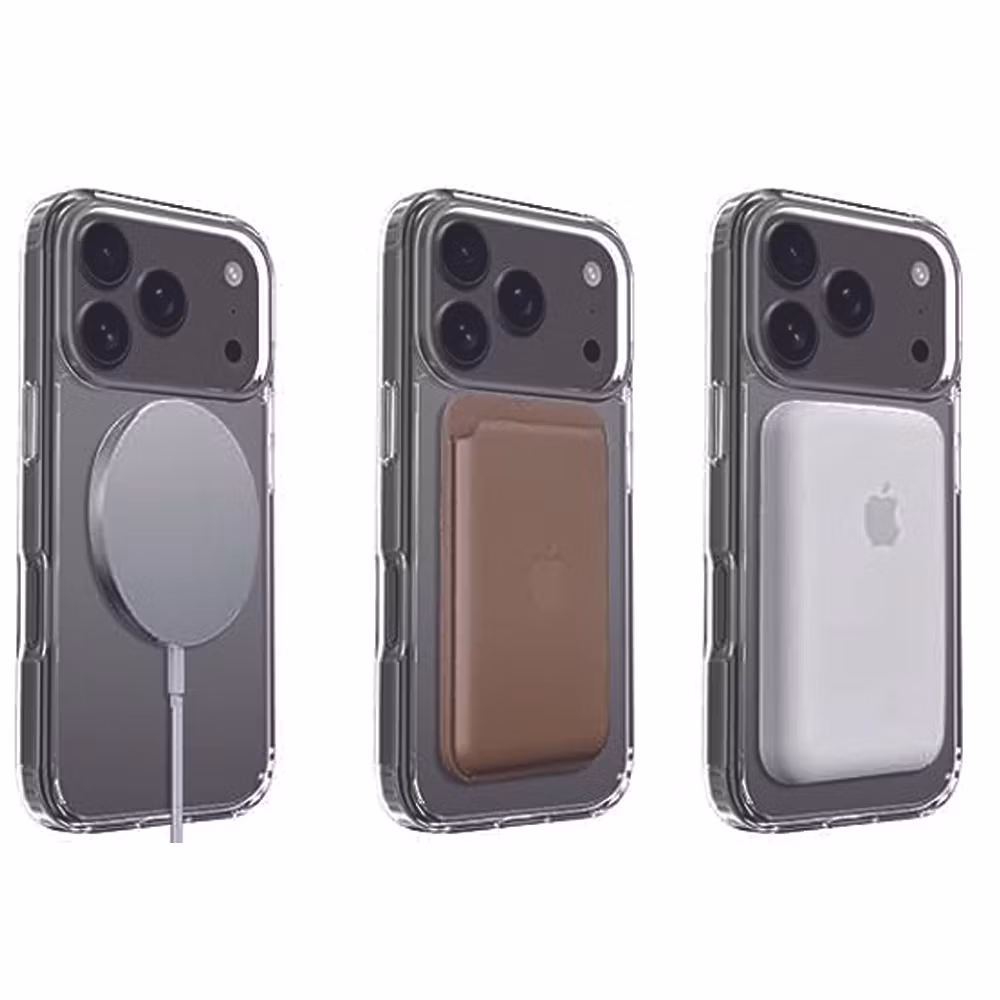 iPhone 17 Pro Max PC Magnetic Wireless Charging | Transparent