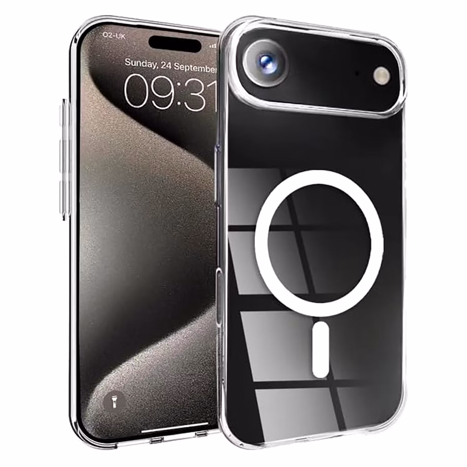 iPhone 17 Air PC Magnetic Wireless Charging | Transparent