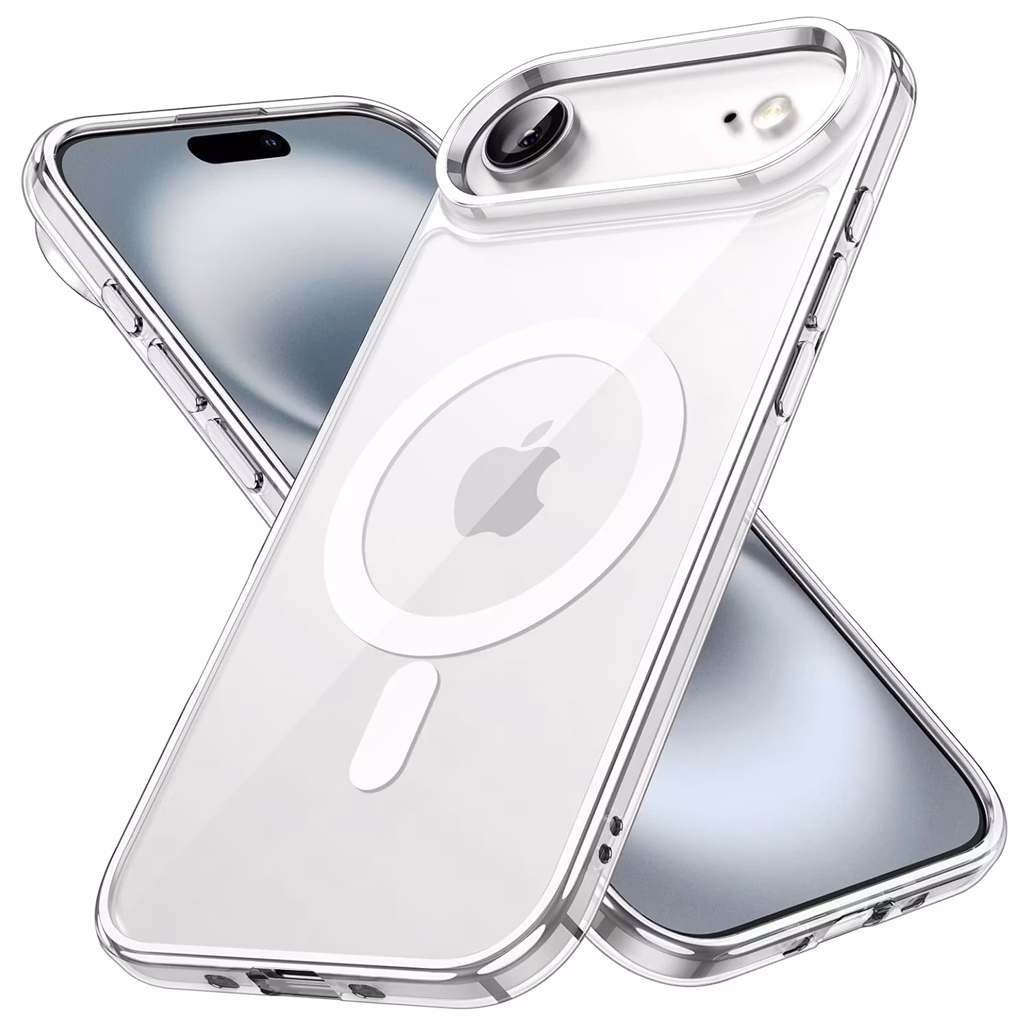 iPhone 17 Air PC Magnetic Wireless Charging | Transparent