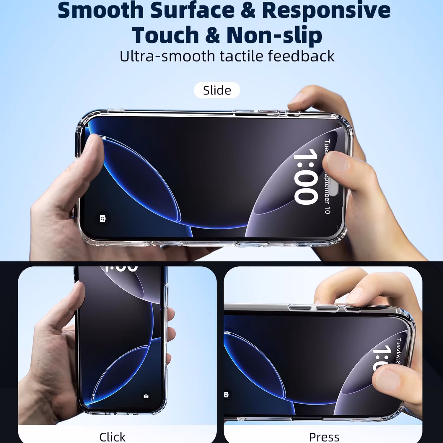 iPhone 17 Air PC Magnetic Wireless Charging | Transparent