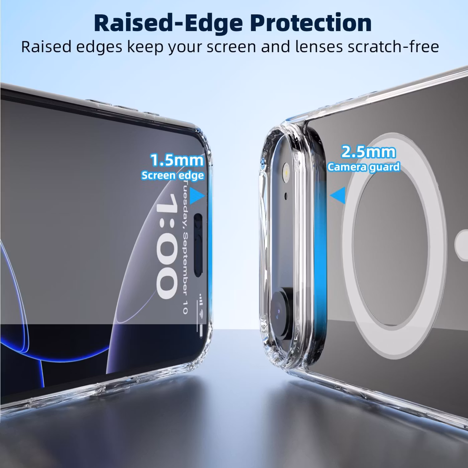 iPhone 17 Air PC Magnetic Wireless Charging | Transparent