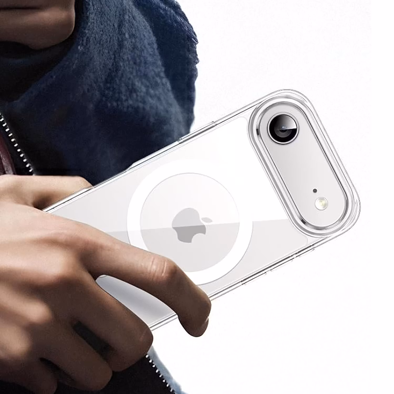 iPhone 17 Air PC Magnetic Wireless Charging | Transparent