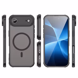 iPhone 17 Air MagSafe silikonskal i svart färg