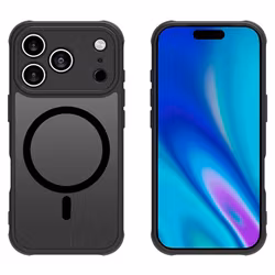 iPhone 17 Pro MagSafe silikonskal i svart färg