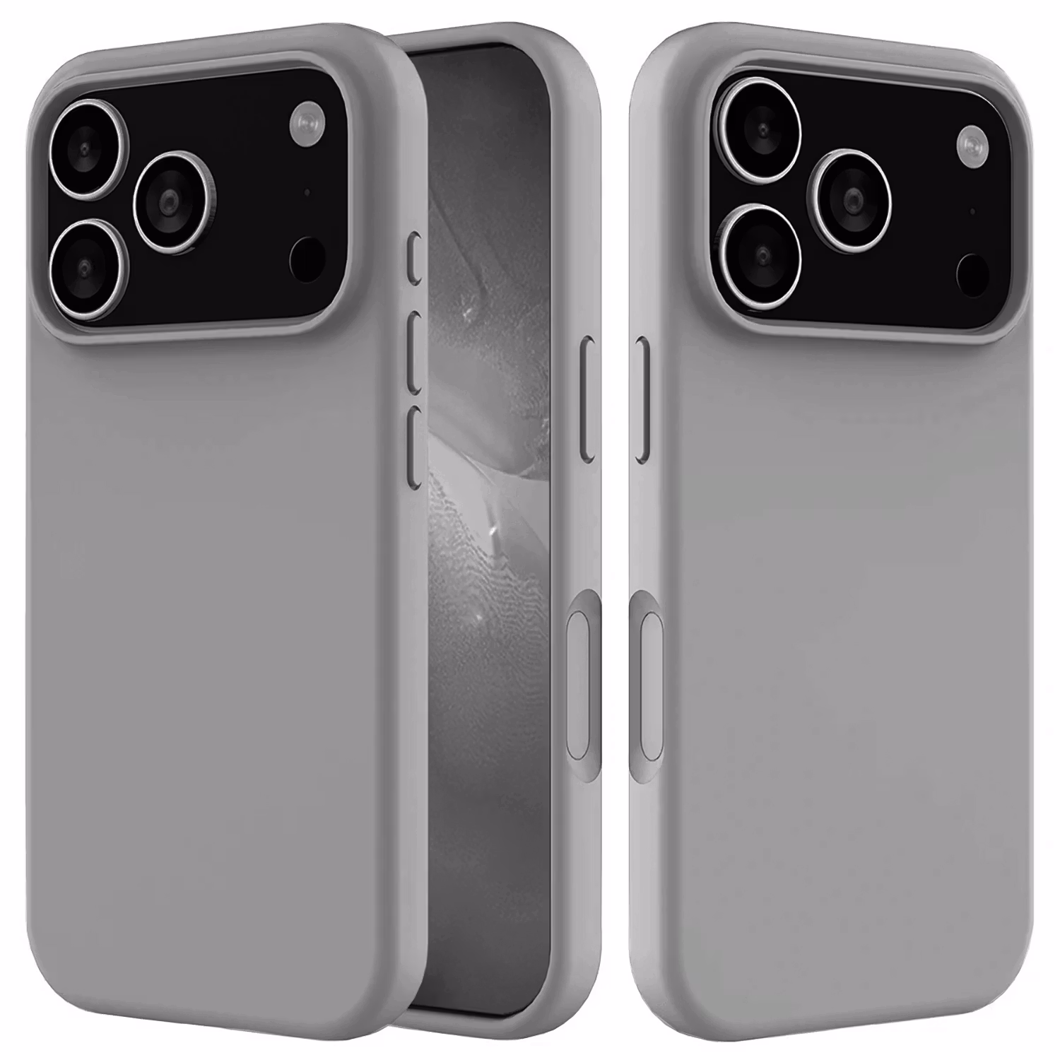 iPhone 17 Pro Max MC Silikonskal Pebble