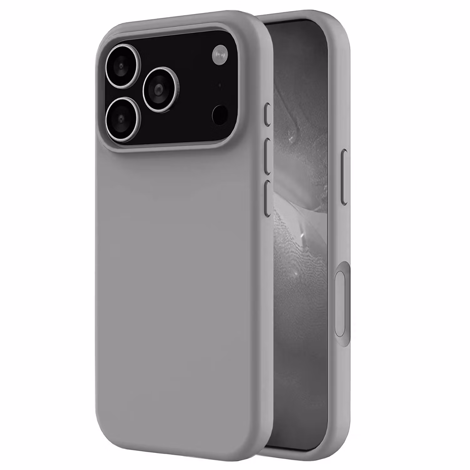 iPhone 17 Pro Max MC Silikonskal Pebble