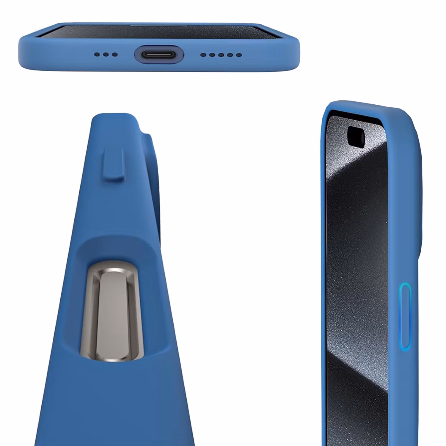 iPhone 17 Pro Max MC Silikonskal Ice Blue