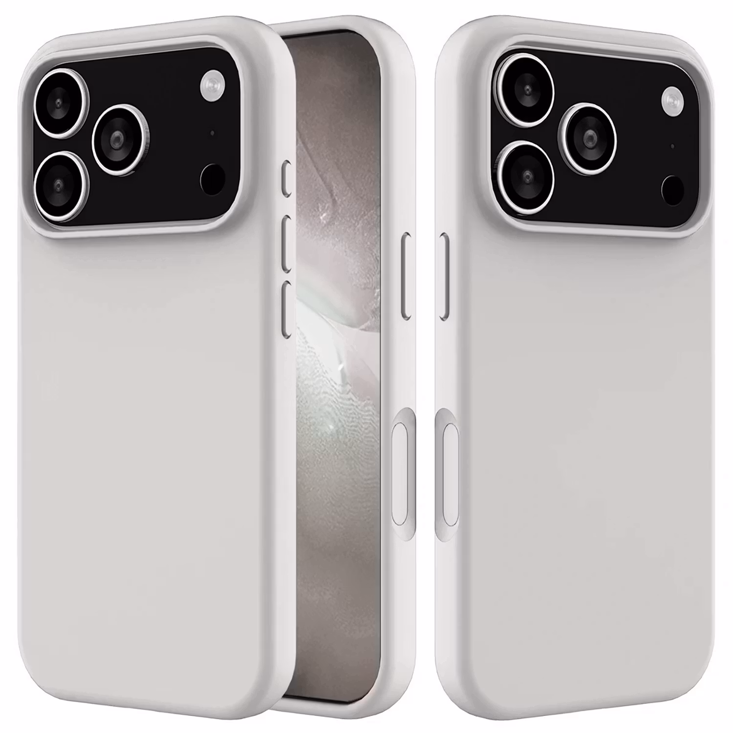 iPhone 17 Pro Max MC Silikonskal Stone