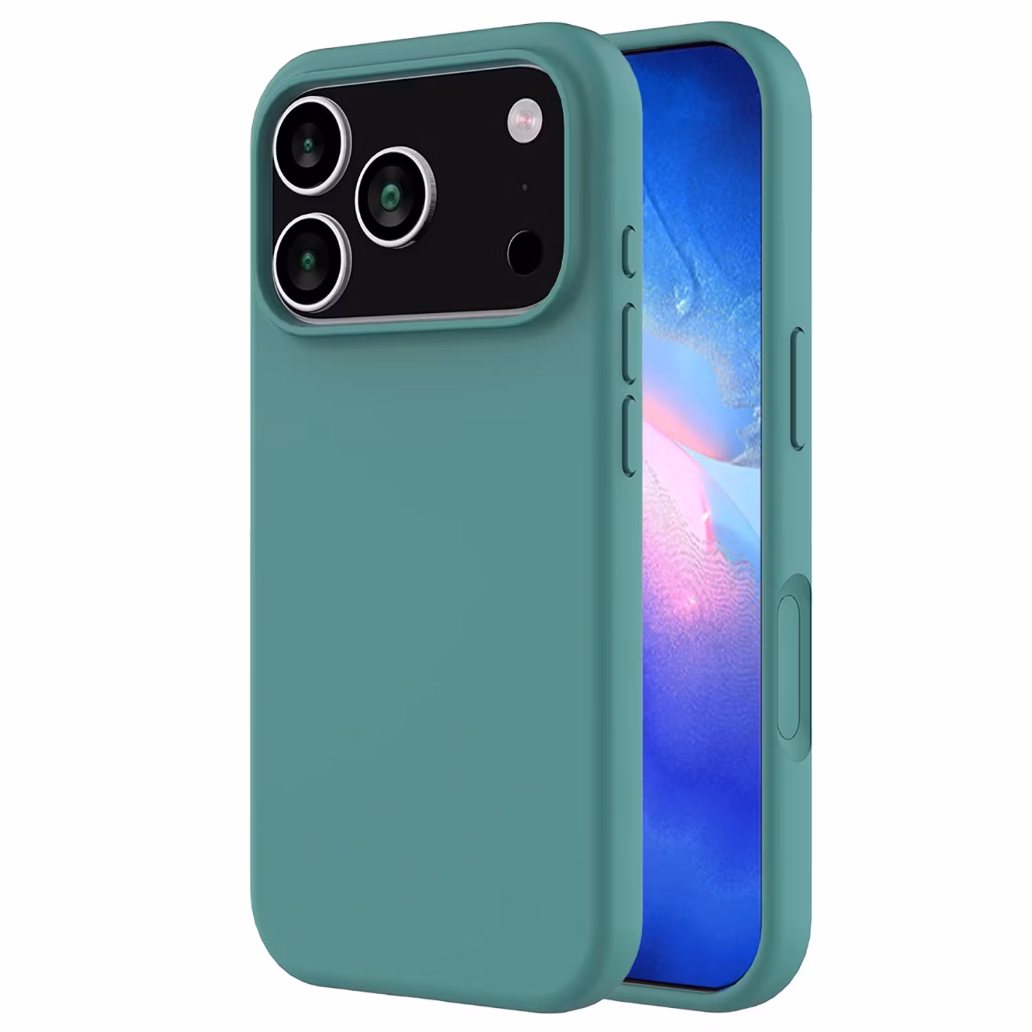 iPhone 17 Pro Max MC Silikonskal Moss Green