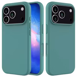 iPhone 17 Pro Max MC Silikonskal Moss Green