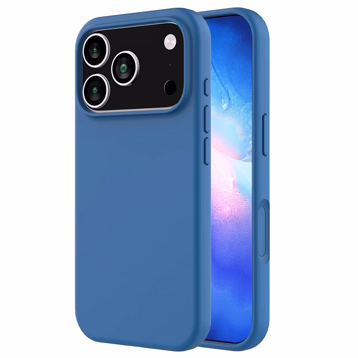 iPhone 17 Pro MC Silikonskal Ice Blue