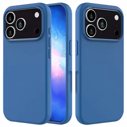 iPhone 17 Pro MC Silikonskal Ice Blue