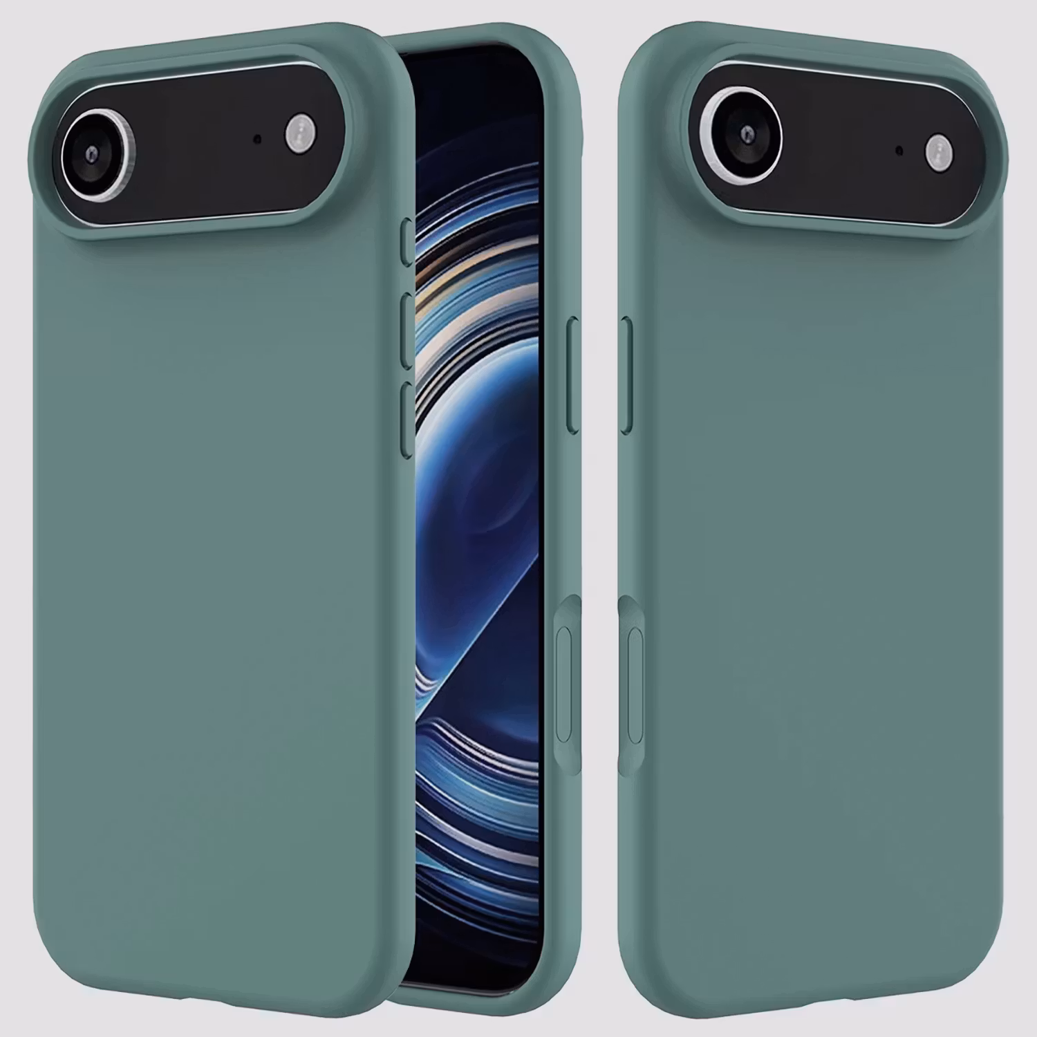 iPhone 17 Air MC Silikonskal Moss Green