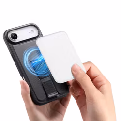 iPhone 17 Air MagSafe-skal med fingerband Svart