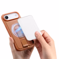 iPhone 17 Air MagSafe-skal med fingerband Brun