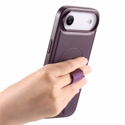 iPhone 17 Air MagSafe-skal med fingerband Lila