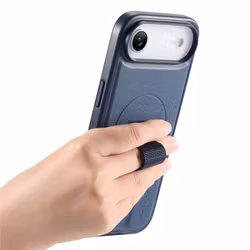 iPhone 17 Air MagSafe-skal med fingerband Blå