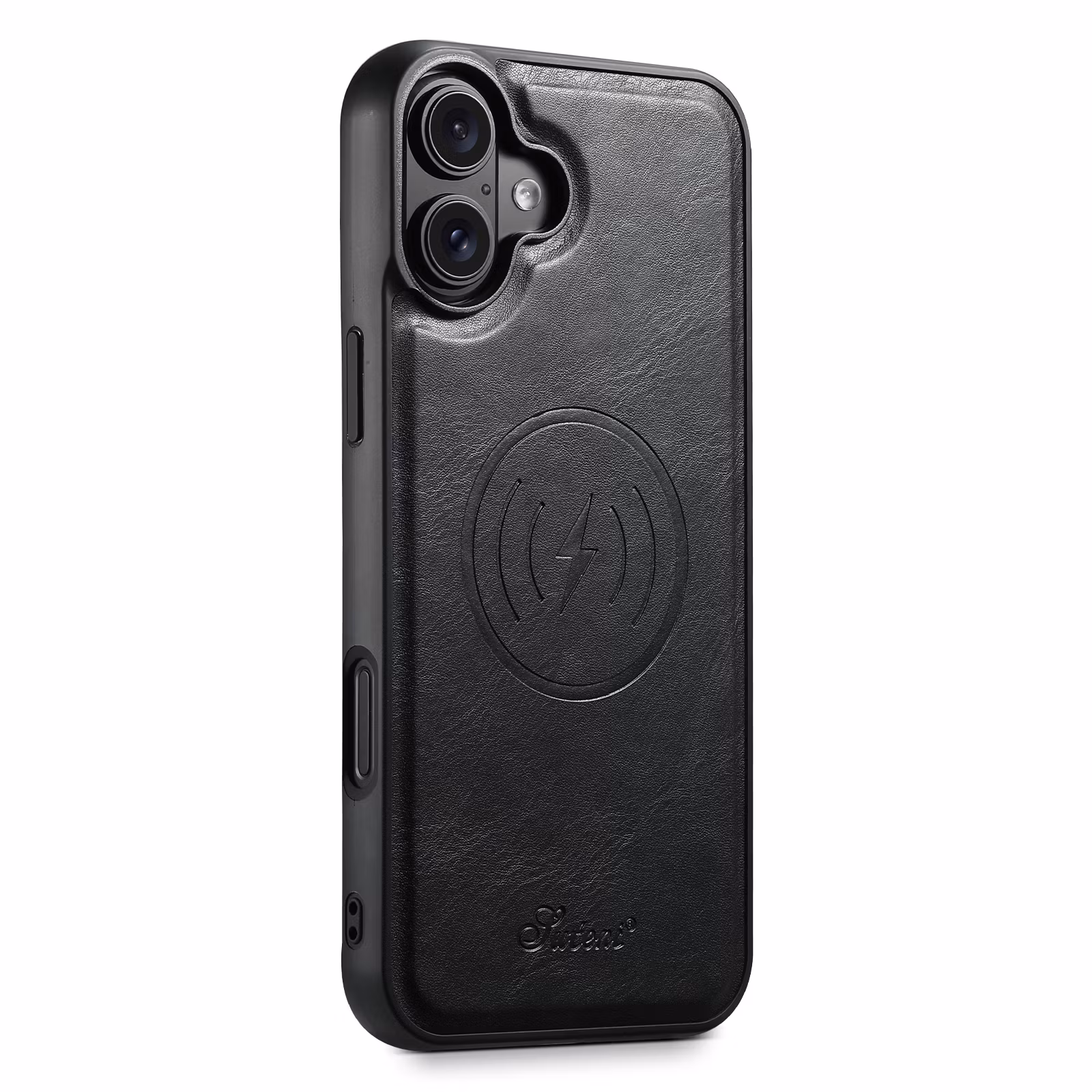 iPhone 17 2in1 Magnet-skal med Korthållare-Svart