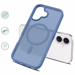 iPhone 17 MagSafe Silikonskal – Blå