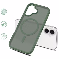 iPhone 17 MagSafe Silikonskal–Grön