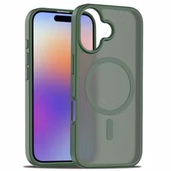 iPhone 17 MagSafe Silikonskal–Grön