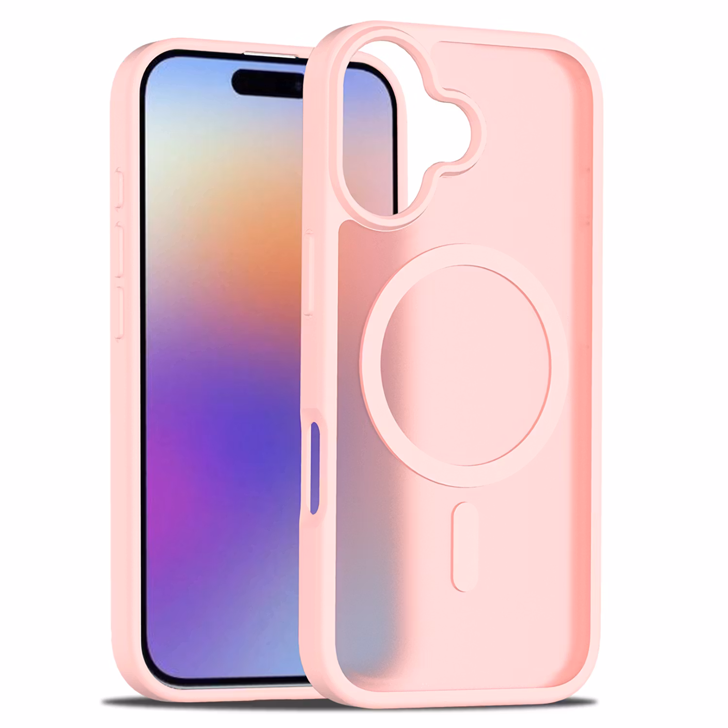 iPhone 17 MagSafe Silikonskal–Rosa