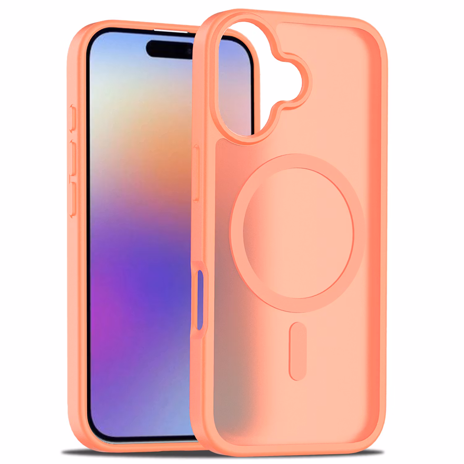 iPhone 17 MagSafe Silikonskal–Orange