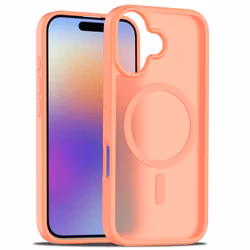 iPhone 17 MagSafe Silikonskal–Orange