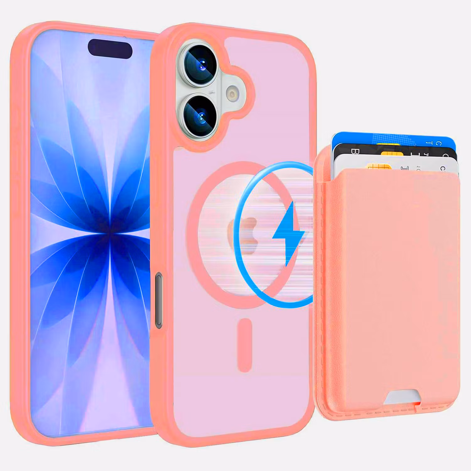 iPhone 17 MagSafe Silikonskal–Orange