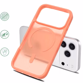 iPhone 17 Pro MagSafe Silikonskal–Orange