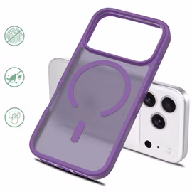 iPhone 17 Pro MagSafe Silikonskal–Lila