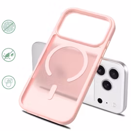 iPhone 17 Pro MagSafe Silikonskal–Rosa