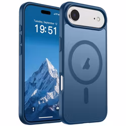 iPhone Air MagSafe Silikonskal – Blå