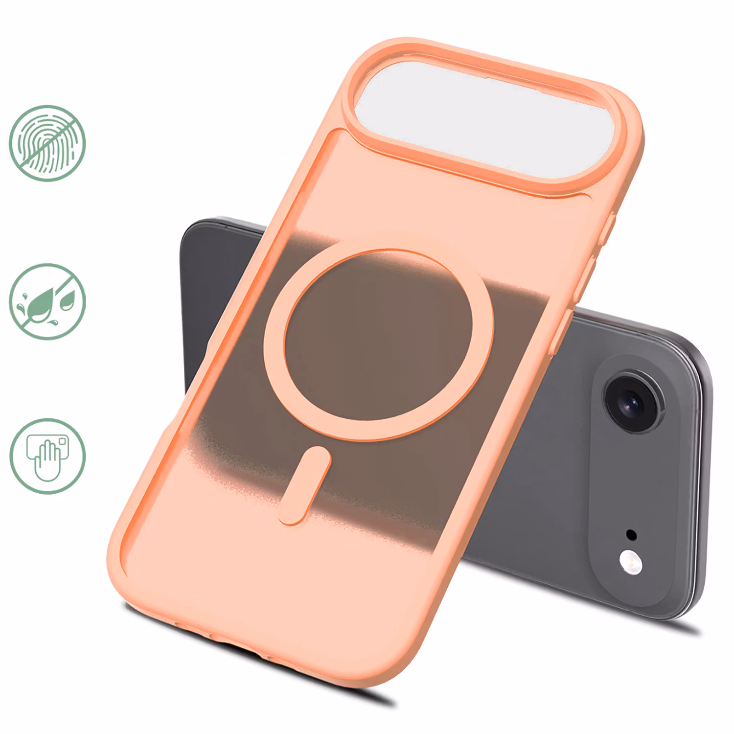 iPhone Air MagSafe Silikonskal–Orange